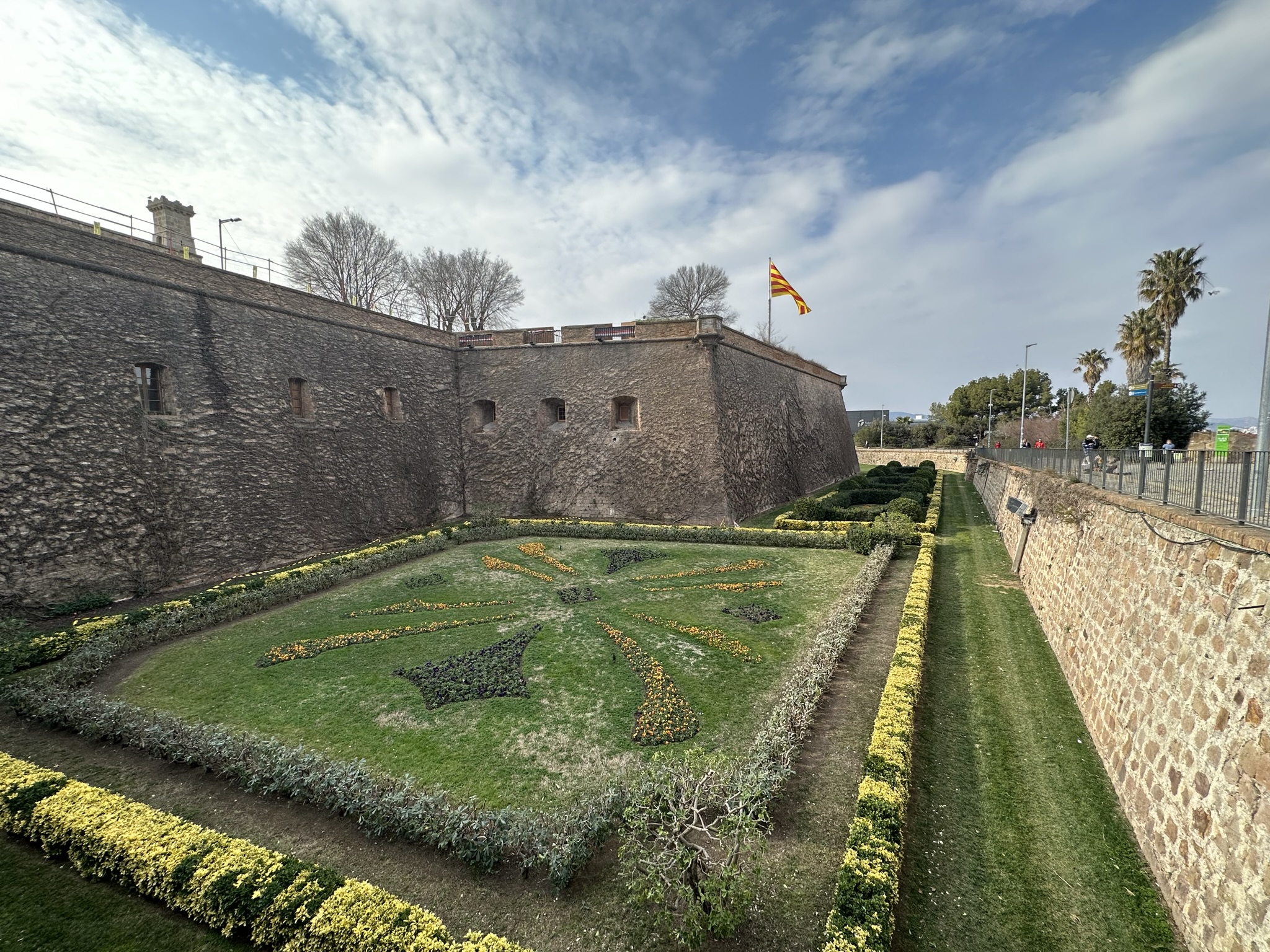 Montjuic Castle - a military castle overseeing both the city and the see