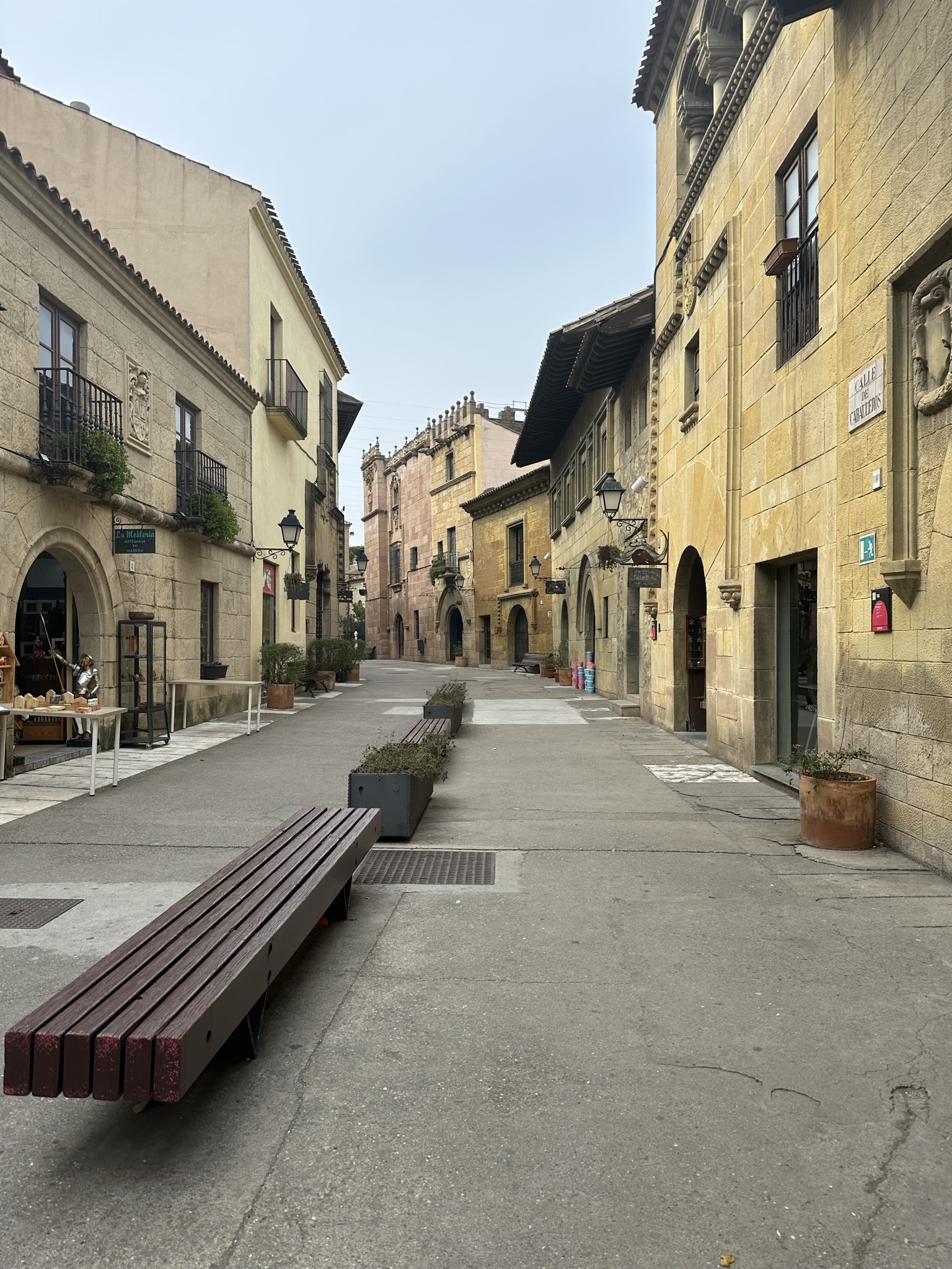 Poble Espanyol is an open-air architecture museum filled with activities and many corners to explore